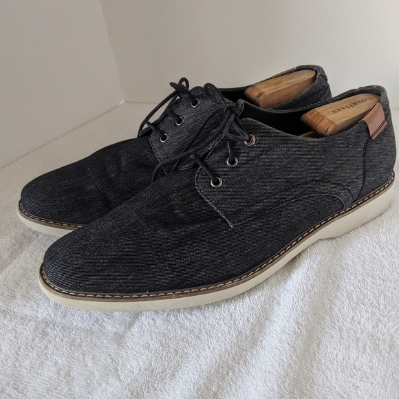 Men’s Sonoma Sawyer Oxfords Black Denim Si… - Picture 5 of 8
